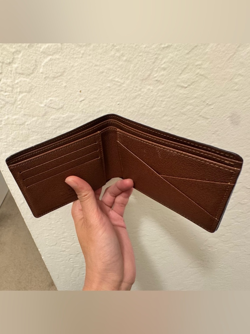 Louis Vuitton Monogram Canvas Wallet in Brown and Gold - Picture 8 of 10